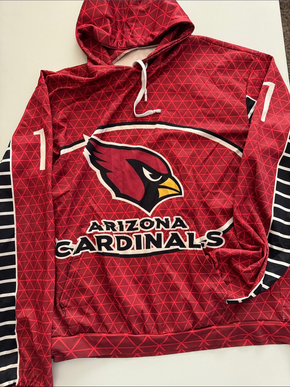 Arizona Cardinals Red Crewneck Pullover Hoodie